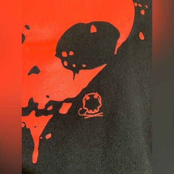 The Shape Of My Heart More Self Drive Distressed Slashed Sweatshirt - Picture 4 of 6